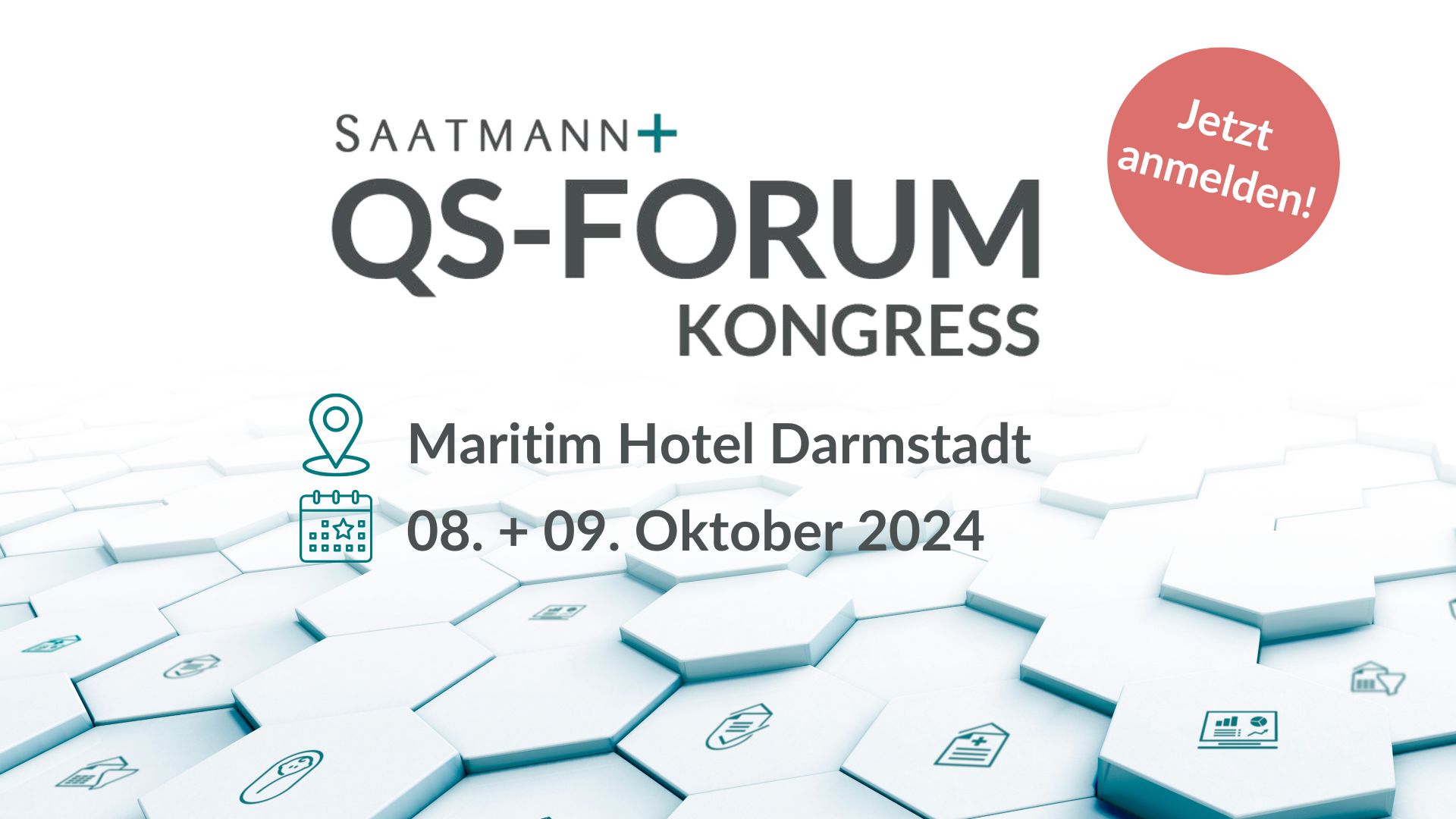 Saatmann QS-Forum Kongress 2024 am 08. und 09. Oktober in Darmstadt