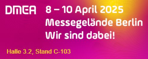 Saatmann Messestand @ DMEA 2025: Halle 3.2 | Stand: C-103